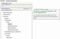 IACRA Validation Screen 1